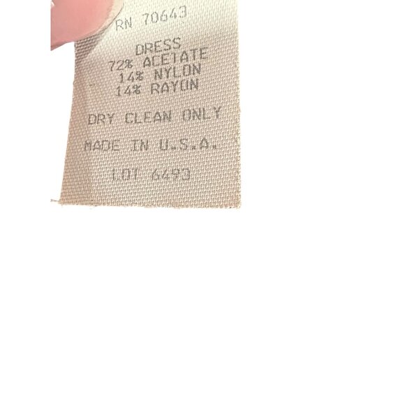 Jessica Howard by Mitchell Rodbell Vintage Velvet‎ Dress Womens Size 8 Goth 80s - Picture 10 of 10